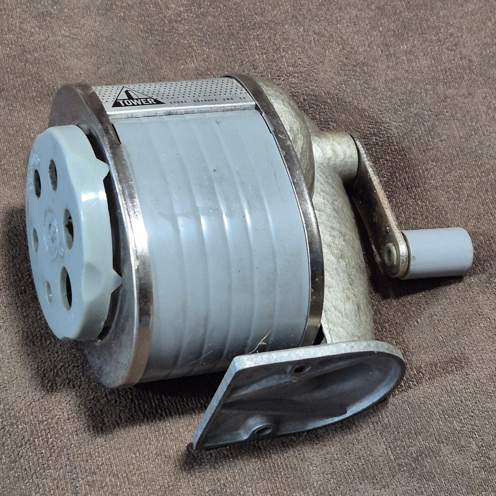SEARS AND ROEBUCK 6 HOLE TOWER PENCIL SHARPENER