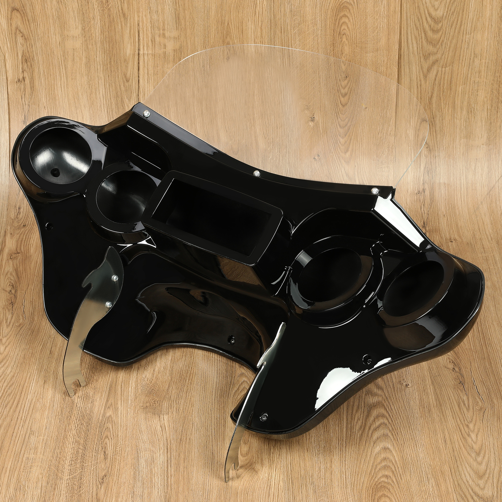 For Harley Davidson Heritage Fatboy Softail Deluxe Batwing Fairing 4 Speaker