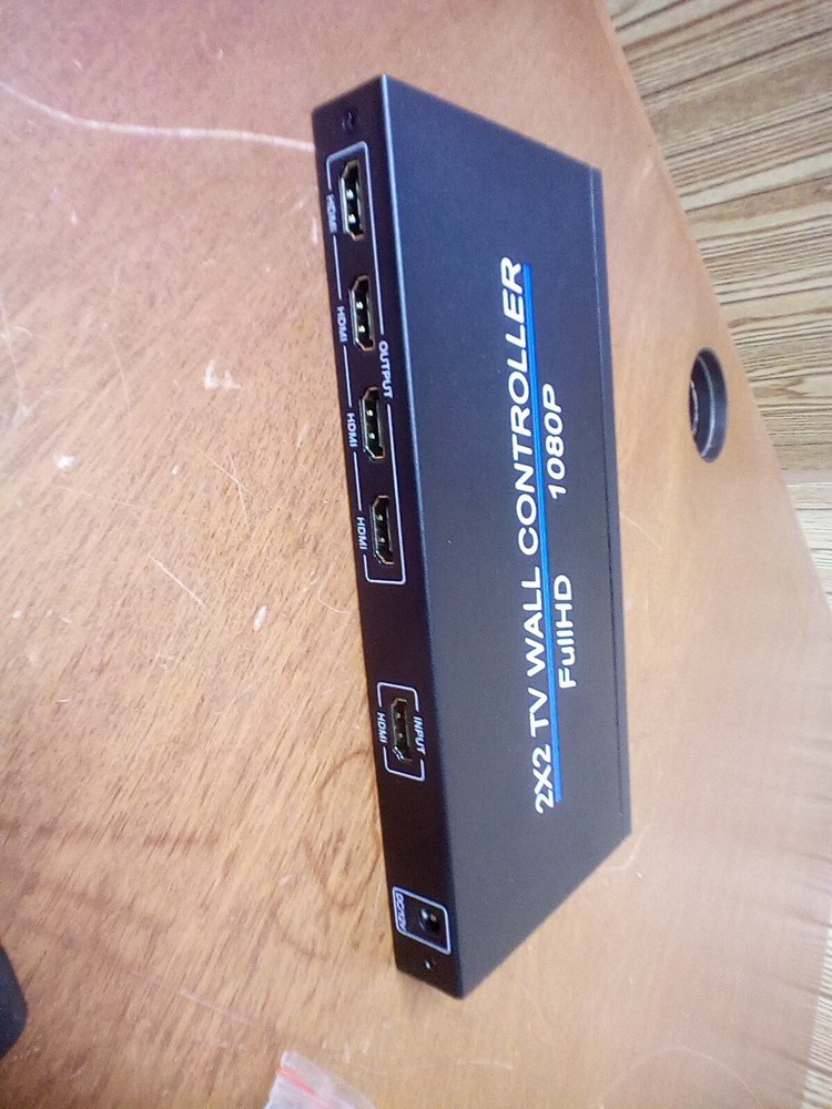 2X2 HDMI Video Wall Controller,1920 * 1080P Image Splicing Controller,HDMI 1.3 I