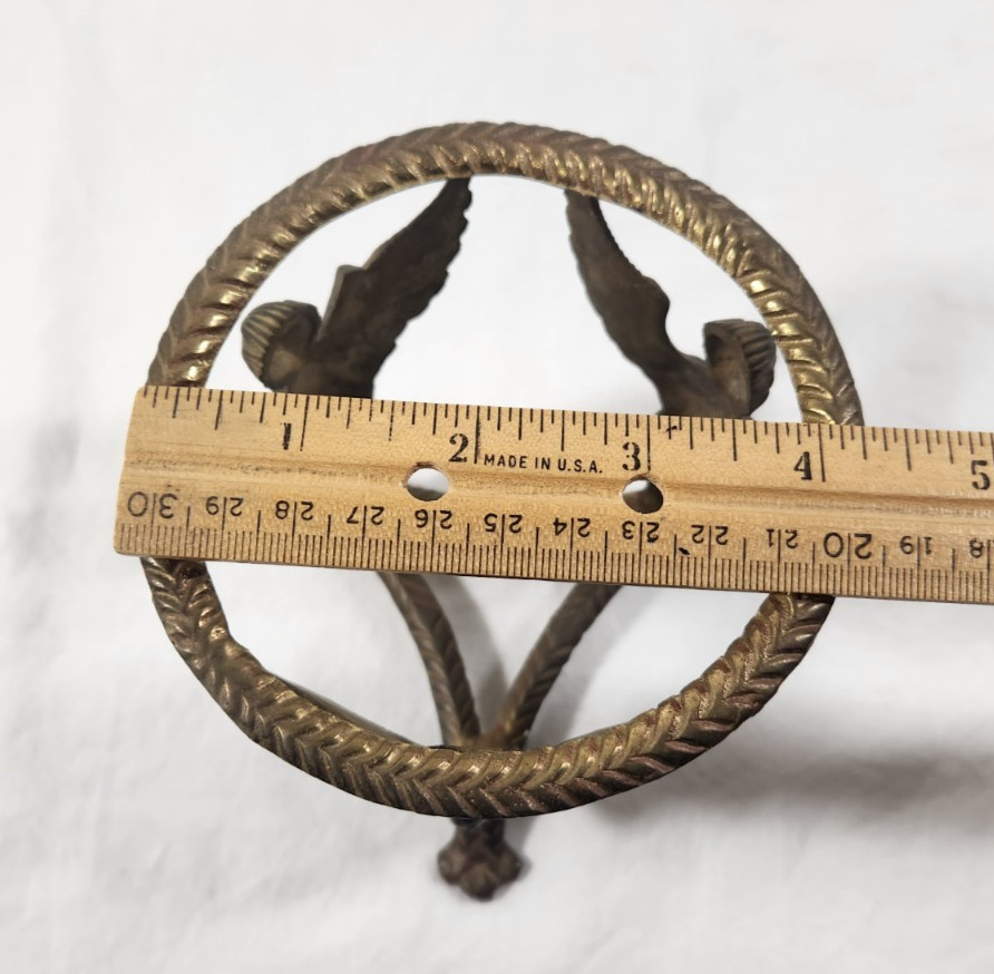 MCM Vintage Brass Plant Stand, Angels, Bowl Caddy, Pot Holder, Orb Cradle