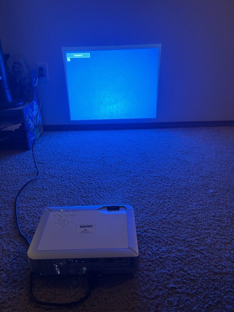 Sanyo Multimedia Projector Model PLC-XU73 W/ Case