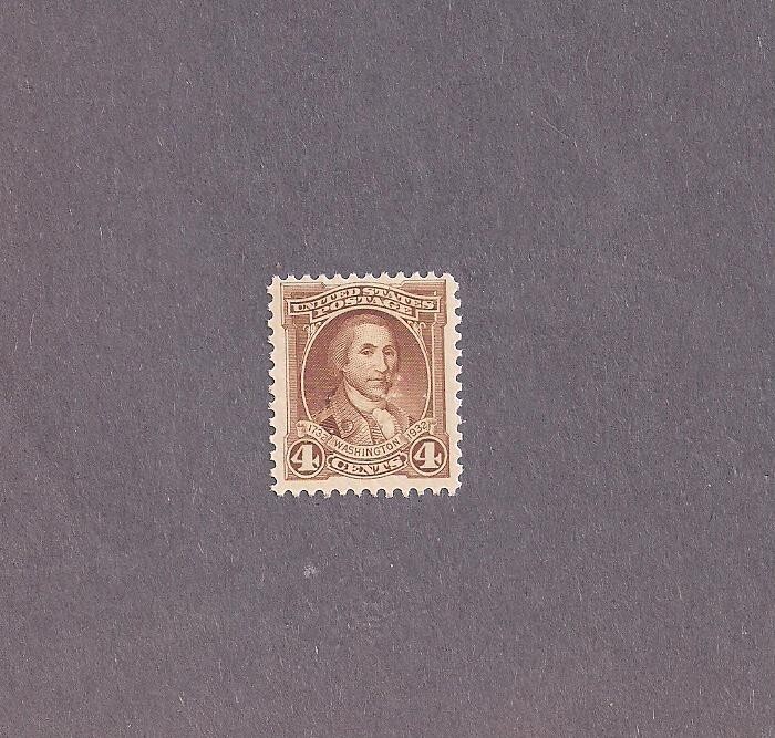 #709 four cent Washington, mint NHOG