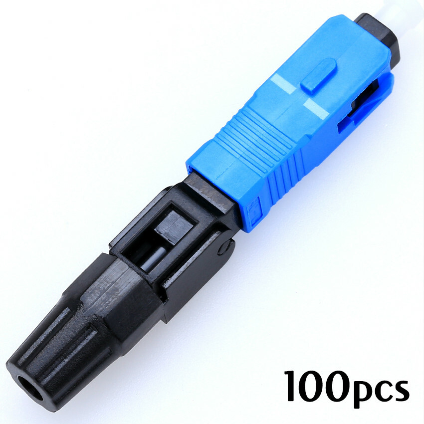 100pcs FTTH Embedded Type SC Cold Drop Cable Connector Quick Cold Joints Rapid
