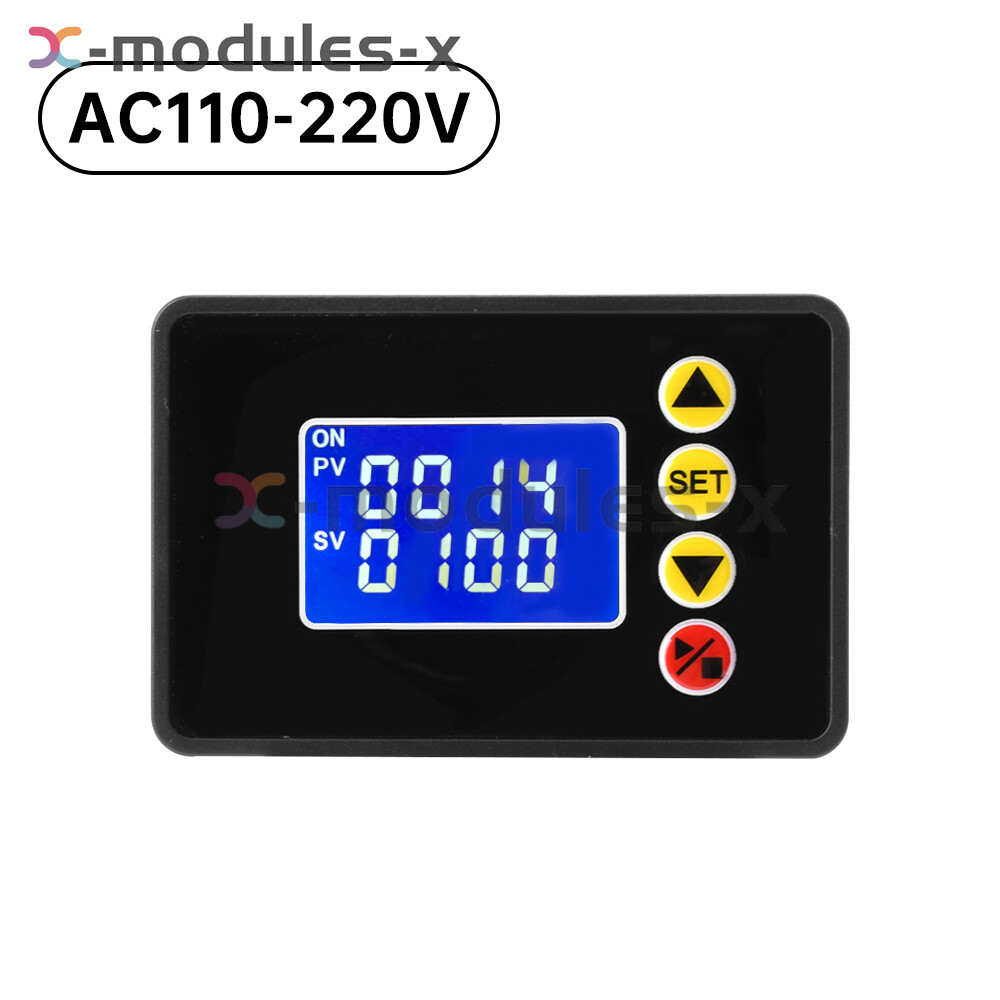 W3050 AC110-220V LCD Digital Microcomputer Time Controller Delay Relay Module