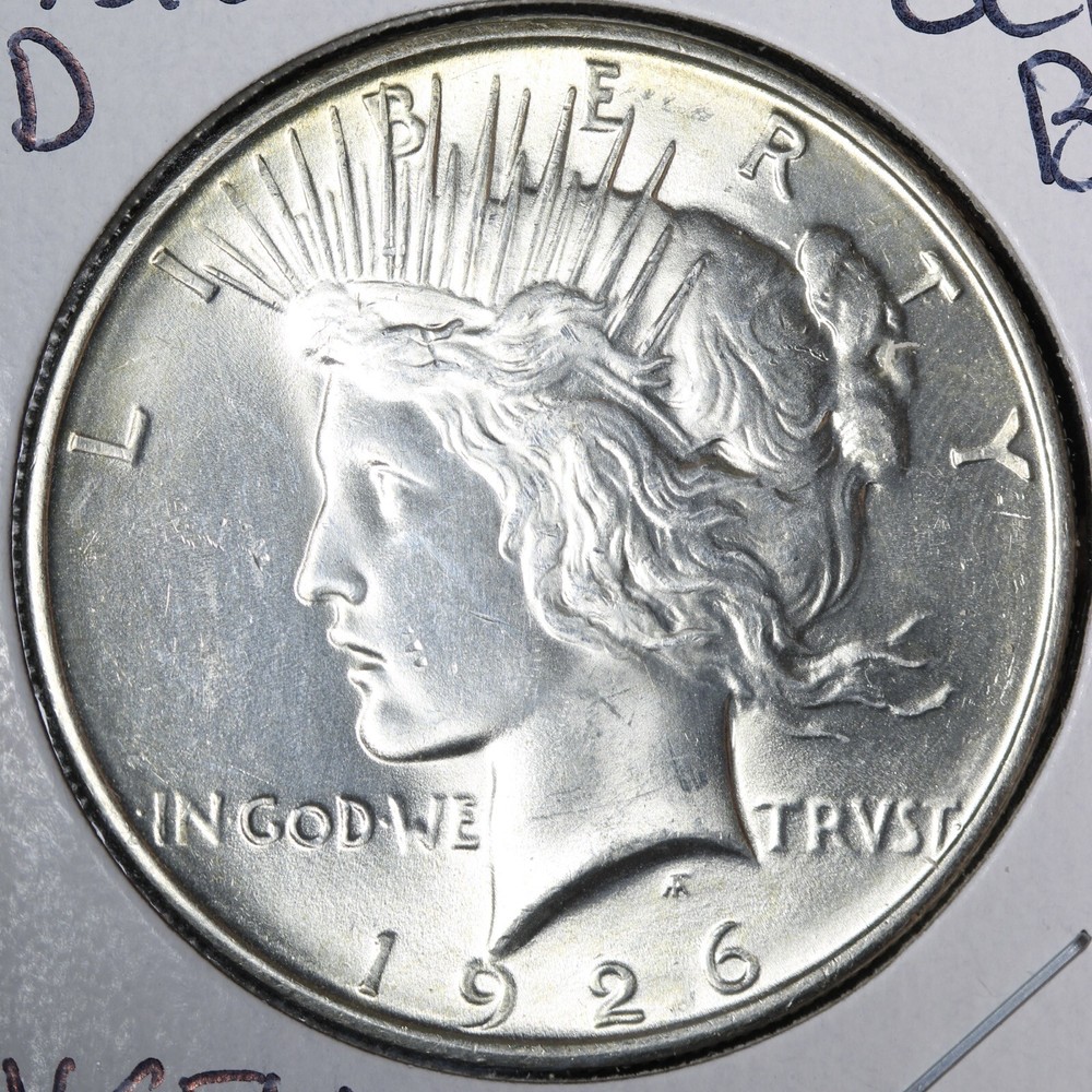 1926-D Peace Silver Dollar GEM BU *UNCIRCULATED* MS E386 KVCFU