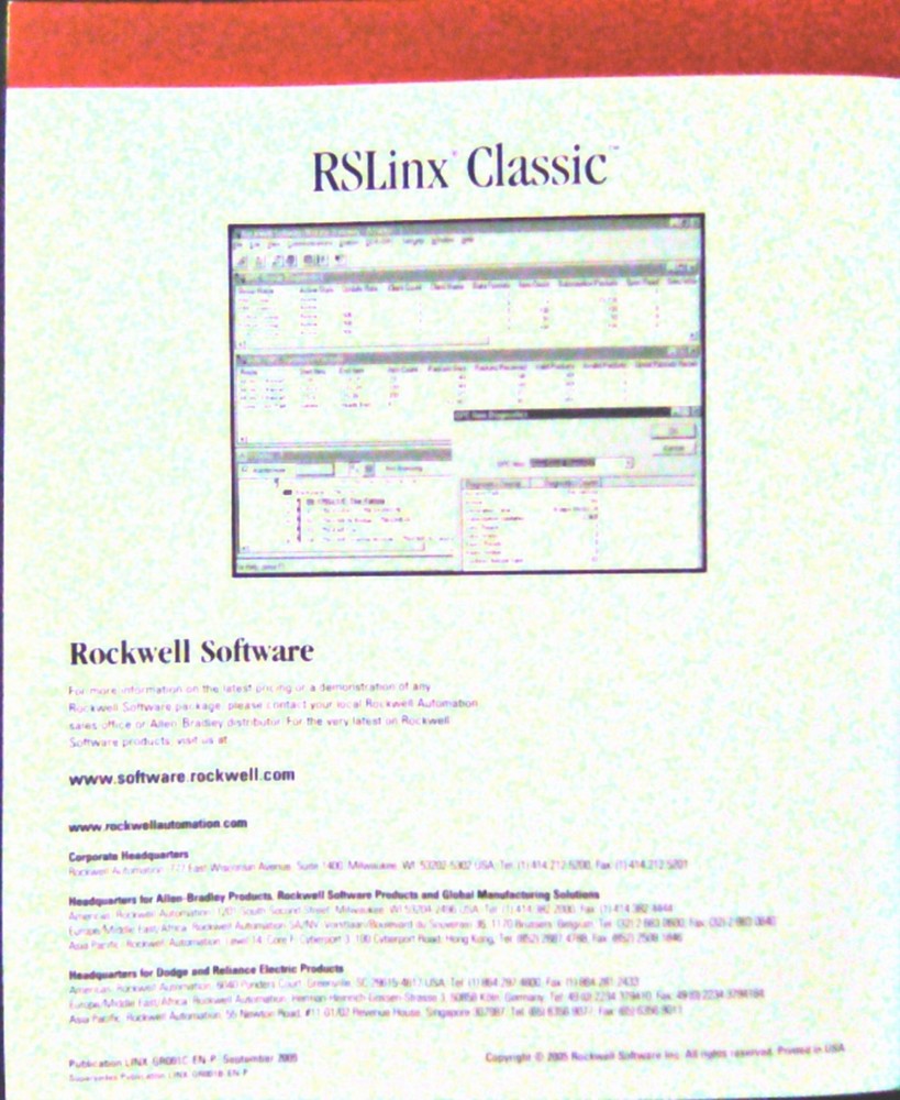 ROCKWELL SOFTWARE LINX-GR001B-EN-P RSLINX GETTING RESULTS GUIDE, FOR RA NET/DEV