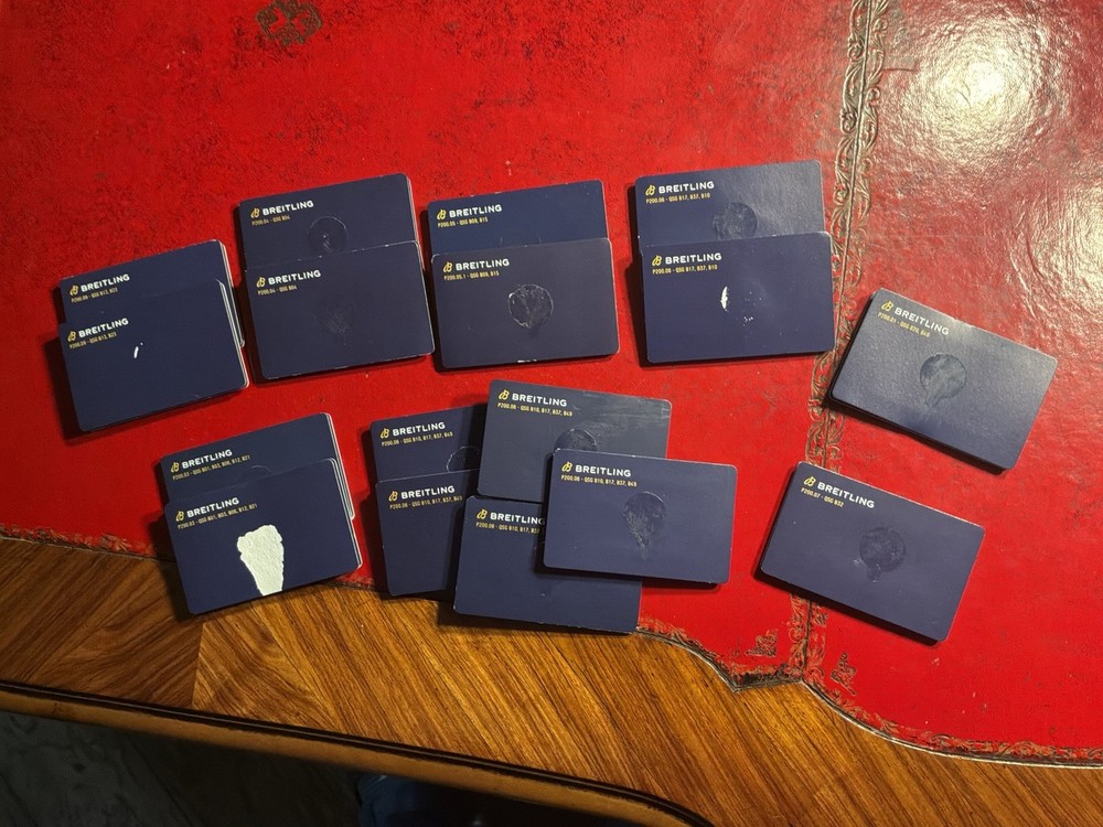 Breitling Quick Start Guide Booklet Manual, For Different Watch Models Available
