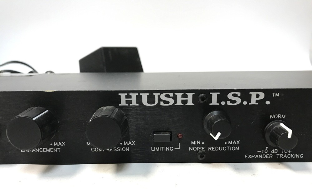 HUSH I.S.P. ISP INTELLIGENT SOUND PROCESSOR Compressor Enhancer Noise Reduction