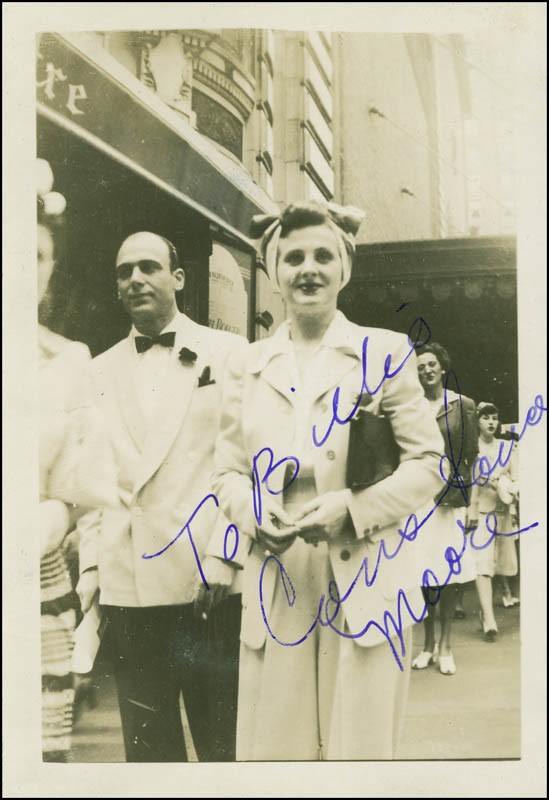 CONSTANCE MOORE - INSCRIBED PHOTOGRAPH SIGNED
