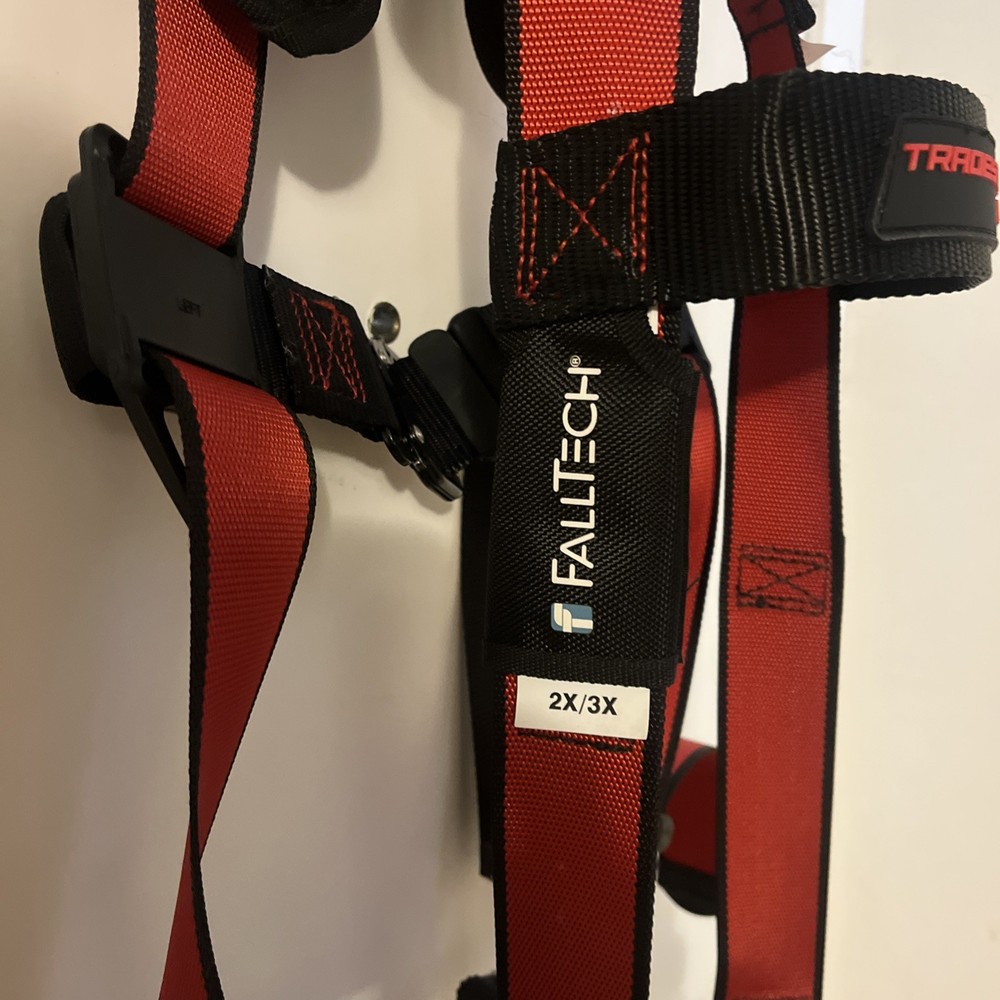 FallTech Tradesman Pro Construction Belted Harness size 2x/3x