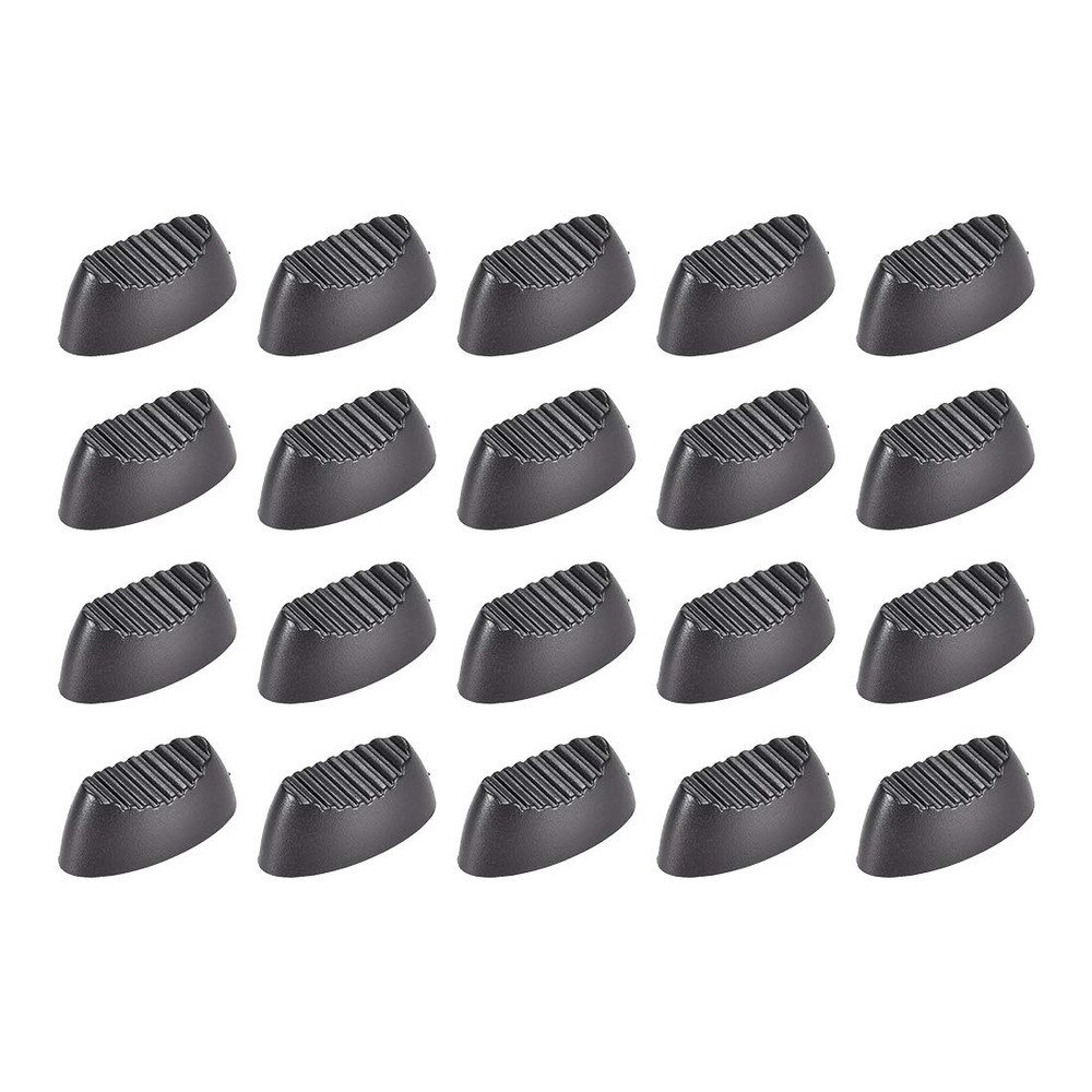 24Mm X 12Mm Console Mixer Slider Fader Knobs Replacement, Black, 20 Pcs