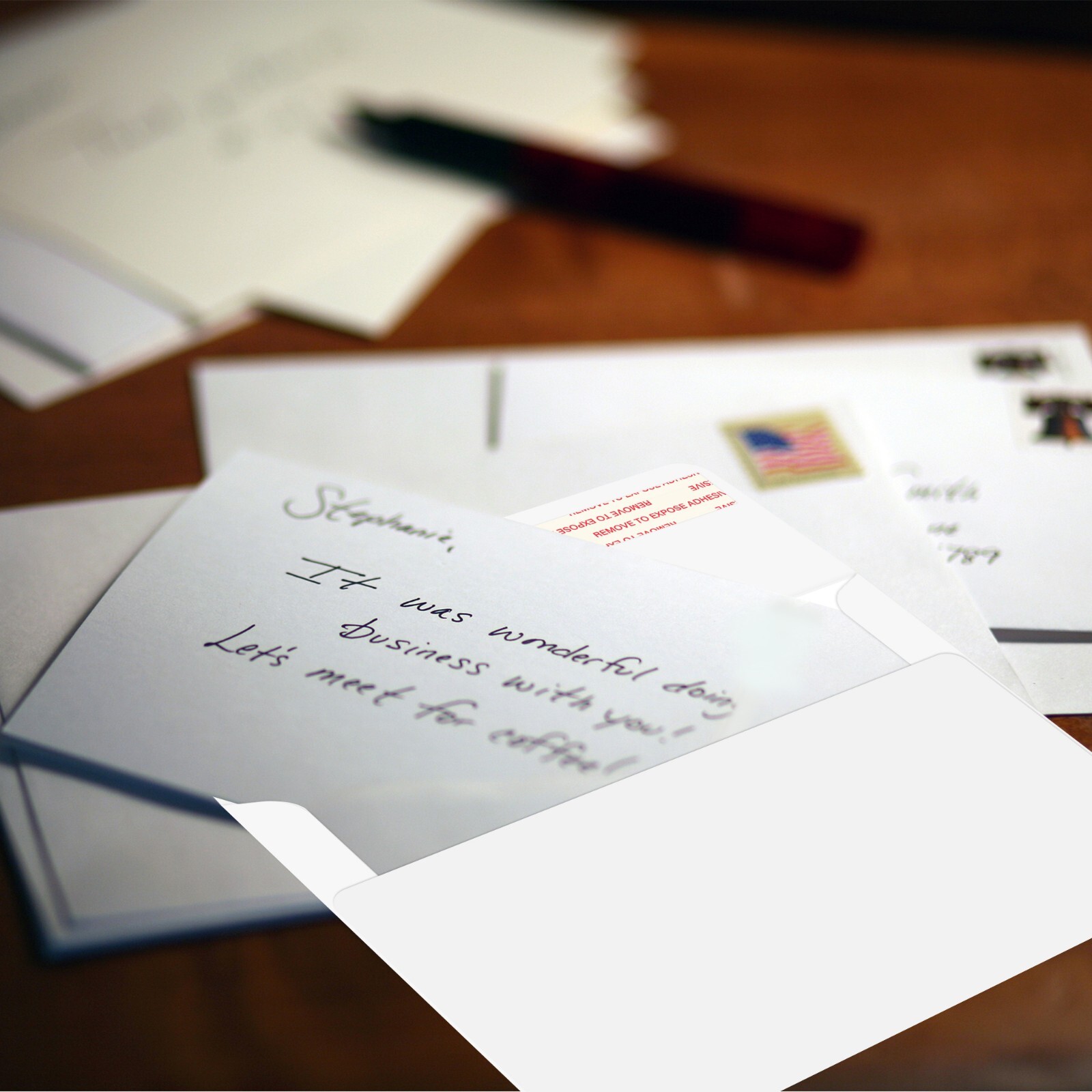 500 Bright White Invitation Envelope A4 4.25"x6.25" Self Seal for 4x6 Card Photo