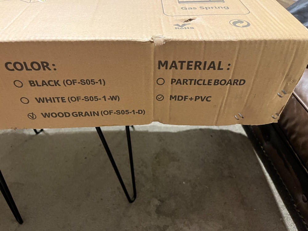 TechOrbits Adjustable Height Wood Gr Adjustable Height Sit Stand Desktop Station