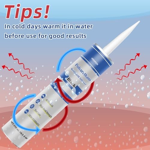 2 Pack Polyurethane Windshield Adhesive Sealant - High Bond Strength Auto