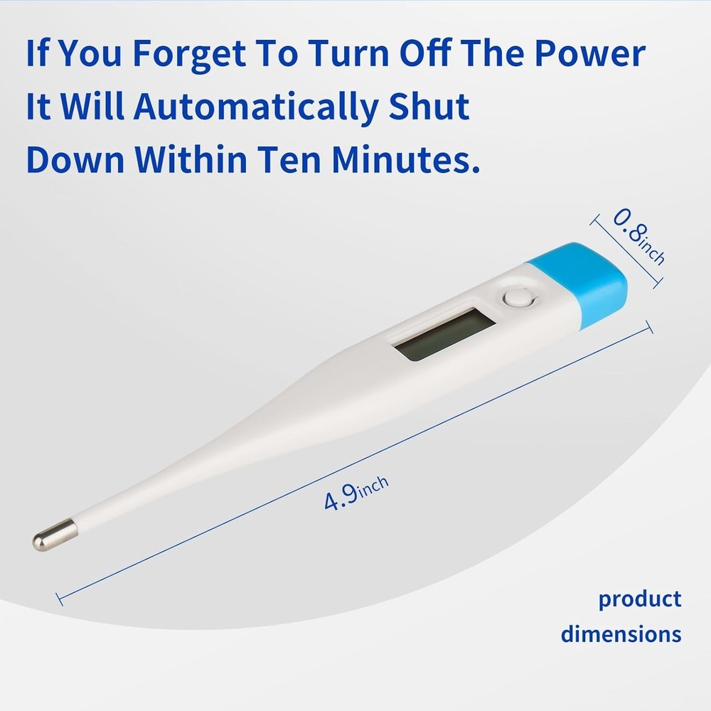 Intelligent Digital Thermometer,LCD Display Screen,Fast Measurement,Suitable ...