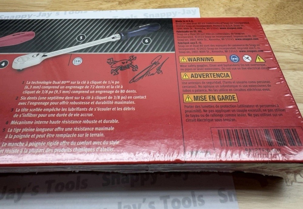 Snap-on Tools NEW GUY MARTIN EDITION 2pc Hard Grip Fixed Ratchet Set RAT2TFHLGUY