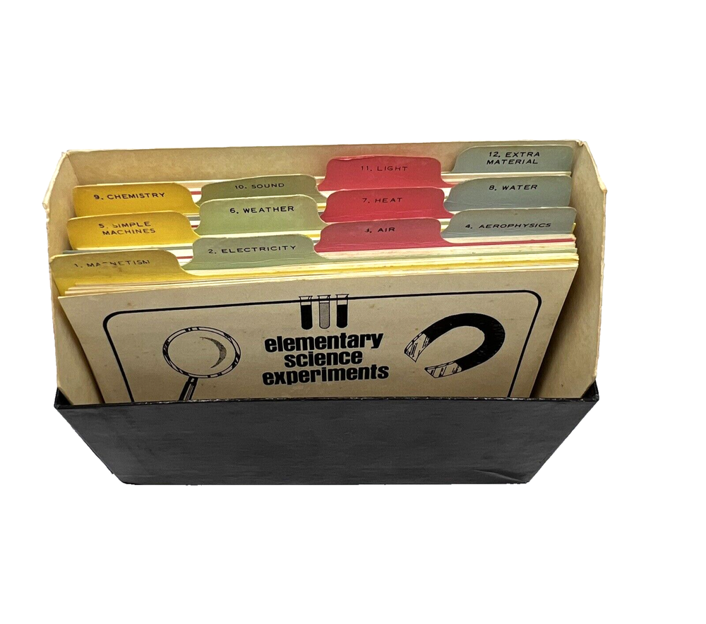 1974 Educational Insights Elementary Science Experiments 135 Projects #9105 Rare