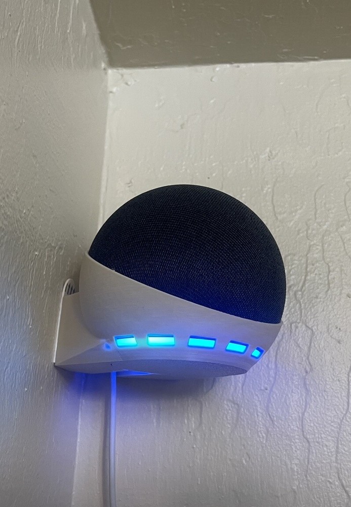 Echo Dot 4/5 Wall & Corner Mount Bracket Holder Accessory TAN!!