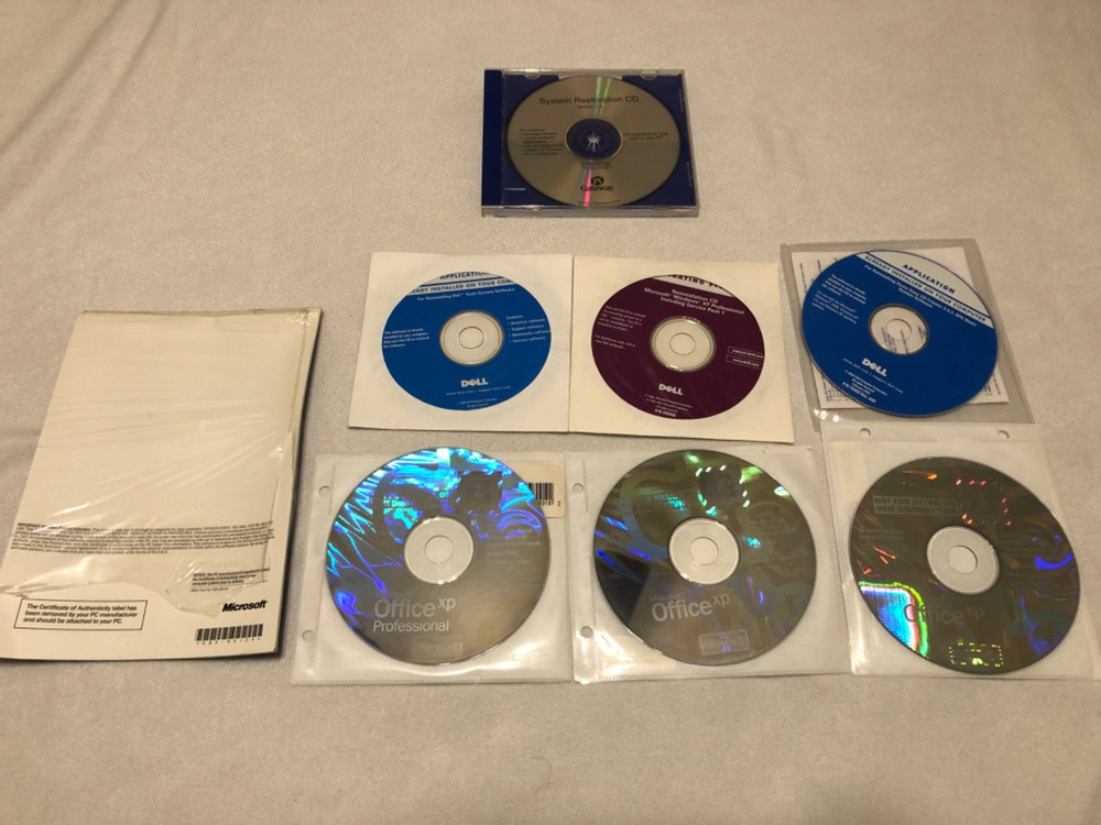 Office XP 2002, Windows XP Professional SP1 Reinstall CD Operating System