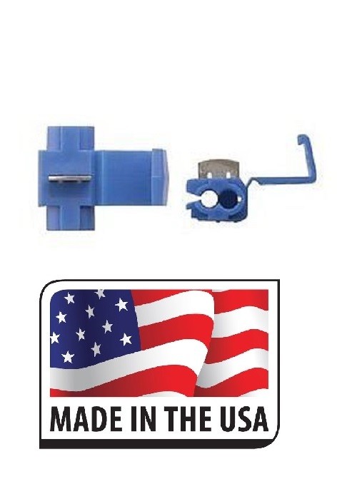 (100) Red 22-16 ga. ScotchLok Quick Splice Wire Connectors Made In USA