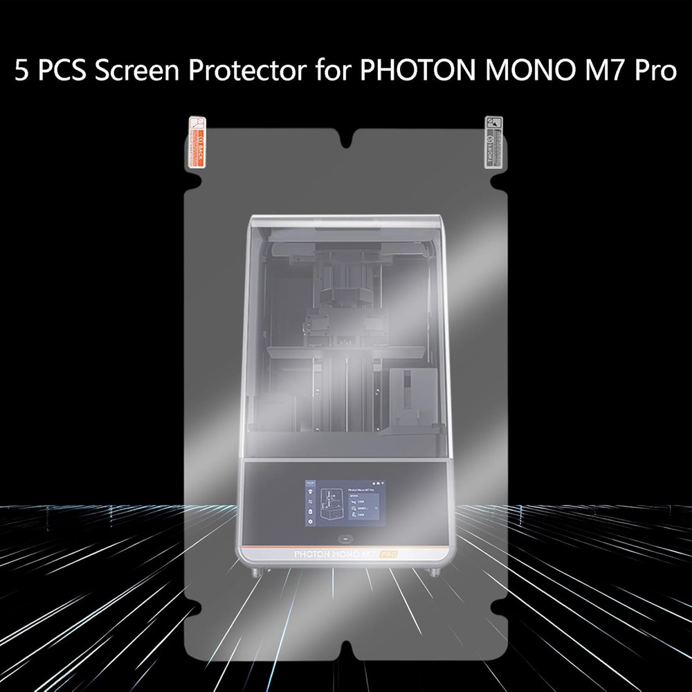 5PCS Screen Protector for Anycubic Photon M7 Pro, Resin 3D Printer Scratch Proof