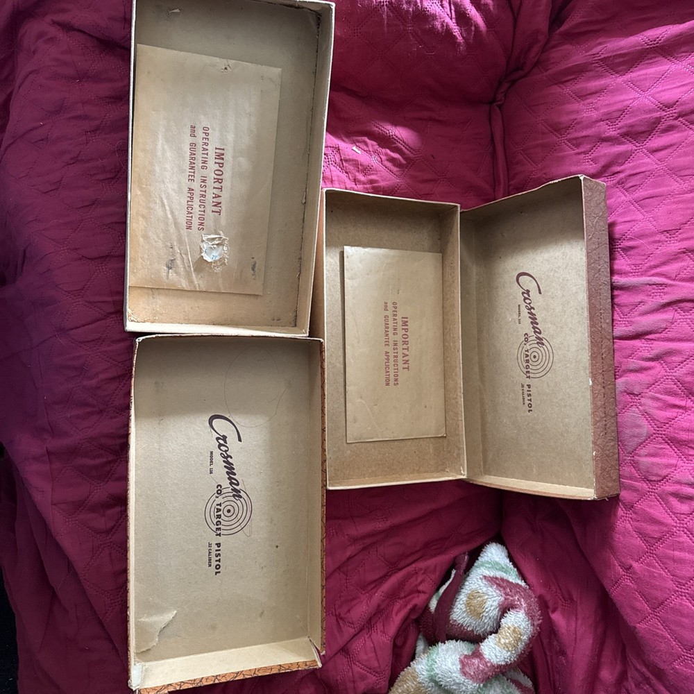 Crosman Model 116 Boxes and paperwork ONLY!