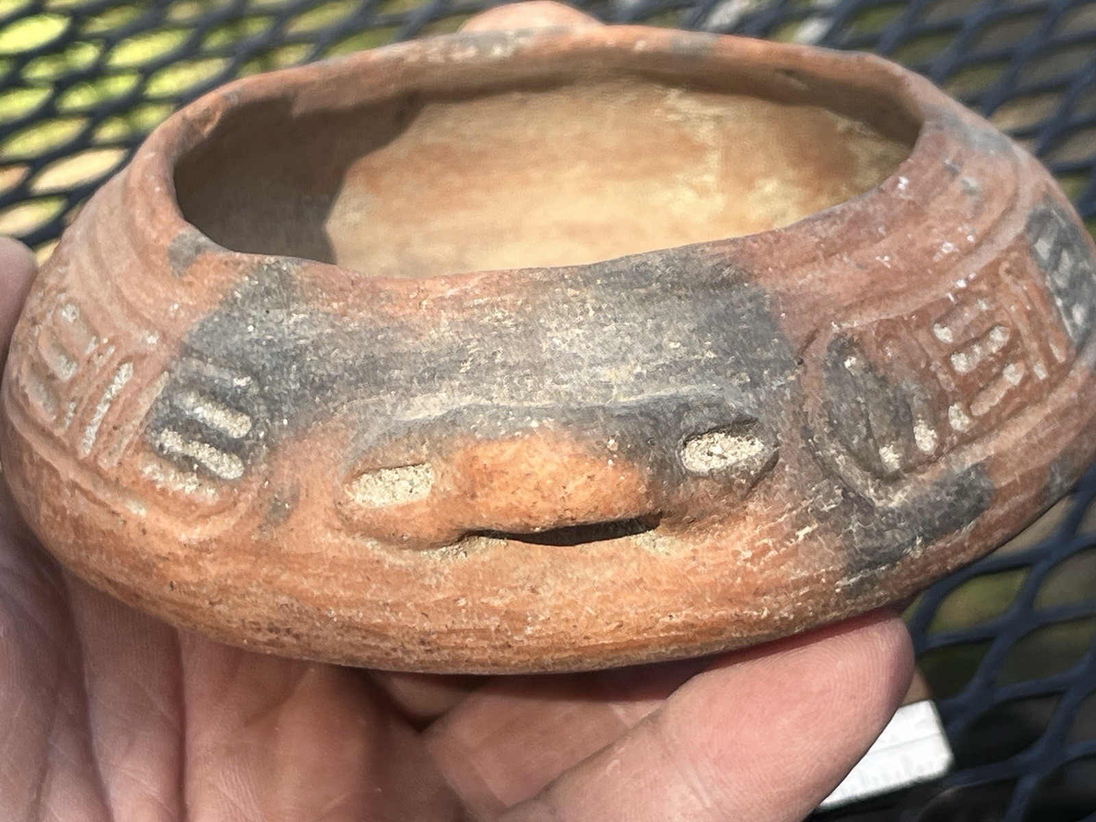 Taino Pottery Bowl PreColumbian Ancient Artifact Arawak Caribe Mayan