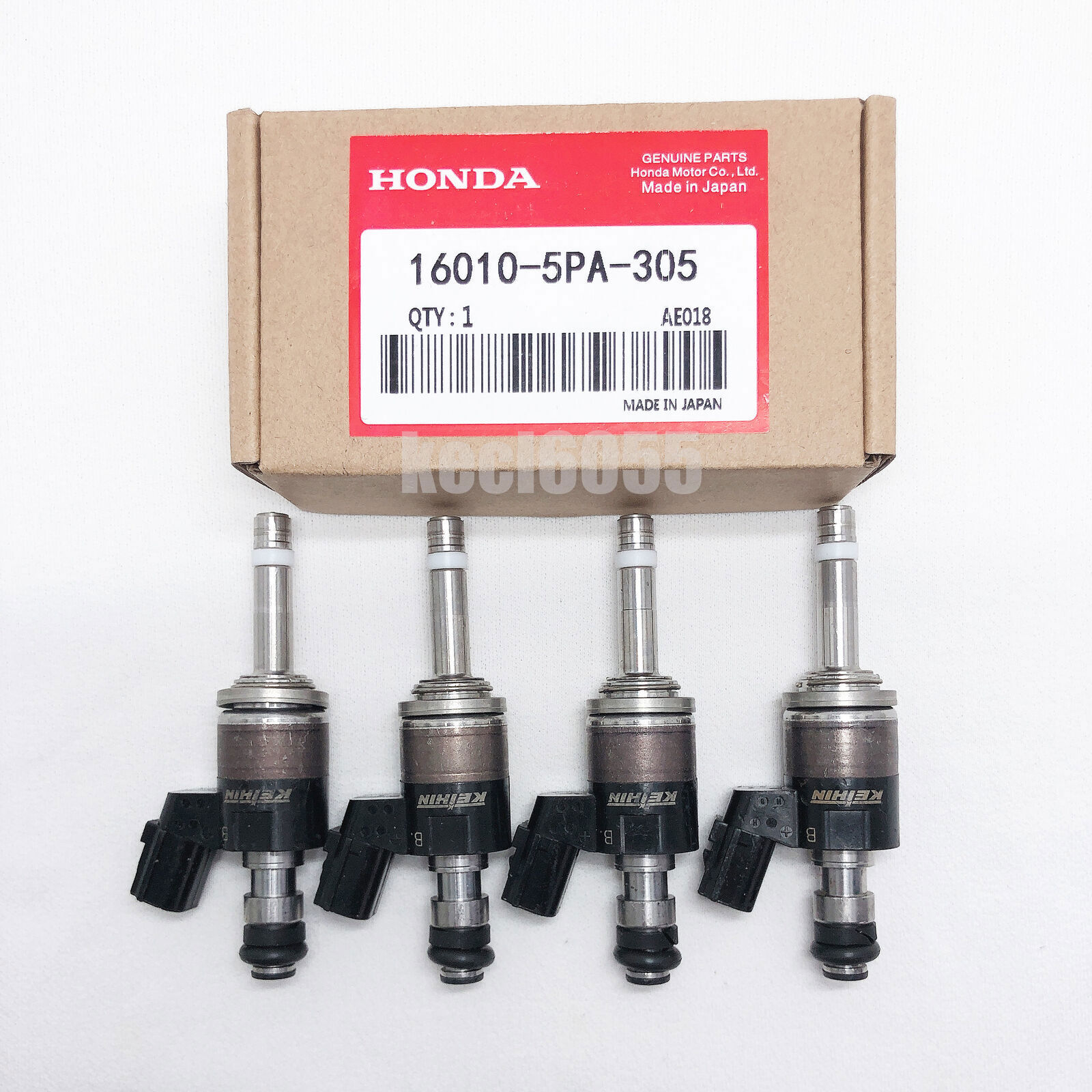 4PCS GENUINE OEM FUEL INJECTORS 16010-5PA-305 FOR ACCORD CR-V CIVIC 1.5L TURBO