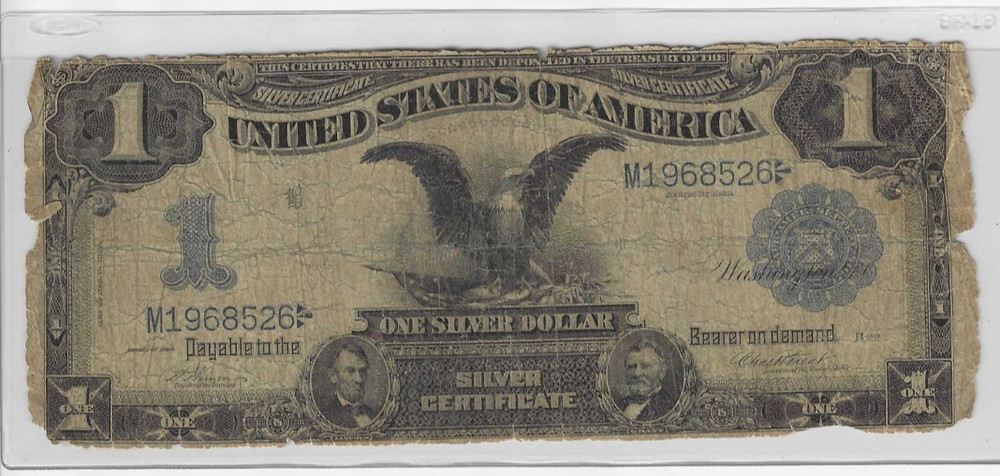 1899 $1 Black Eagle Silver Certificate Fr.228