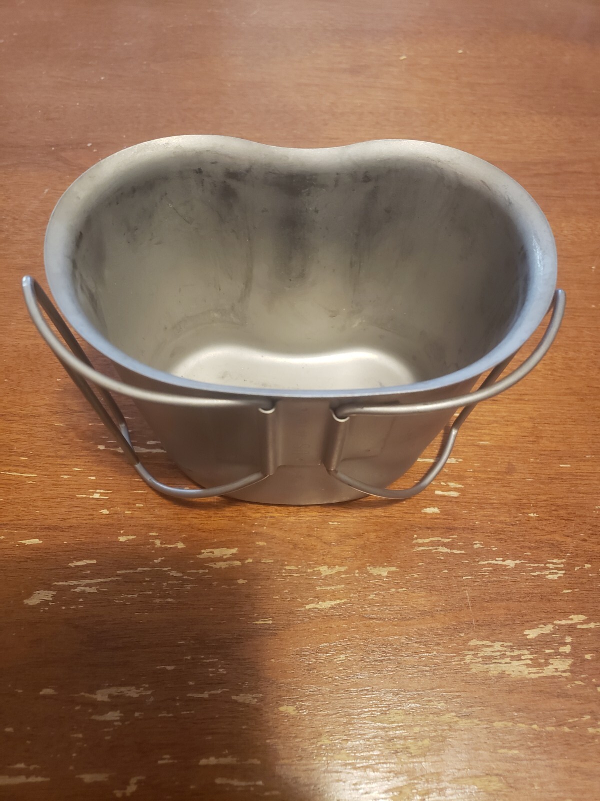 US Military Surplus USGI Stainless Steel 1 Qt Canteen Cup Made in USA EXCELLENT