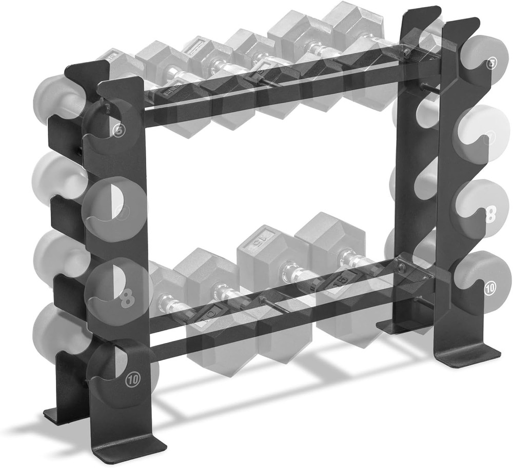 Space-Saving Dumbbell Storage Rack - Durable, Stylish, and Organized Workouts