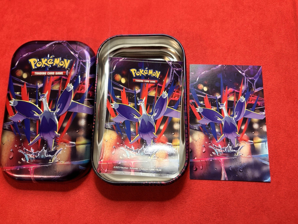 Mega Evolution Mega Latias EMPTY Mini Tin + Insert & Sticker - Pokemon TCG