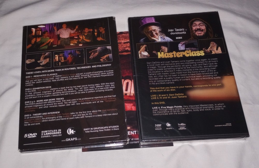 Will Tsai Black Art Project 2 DVD Set w/ Gaffs Magic Oop