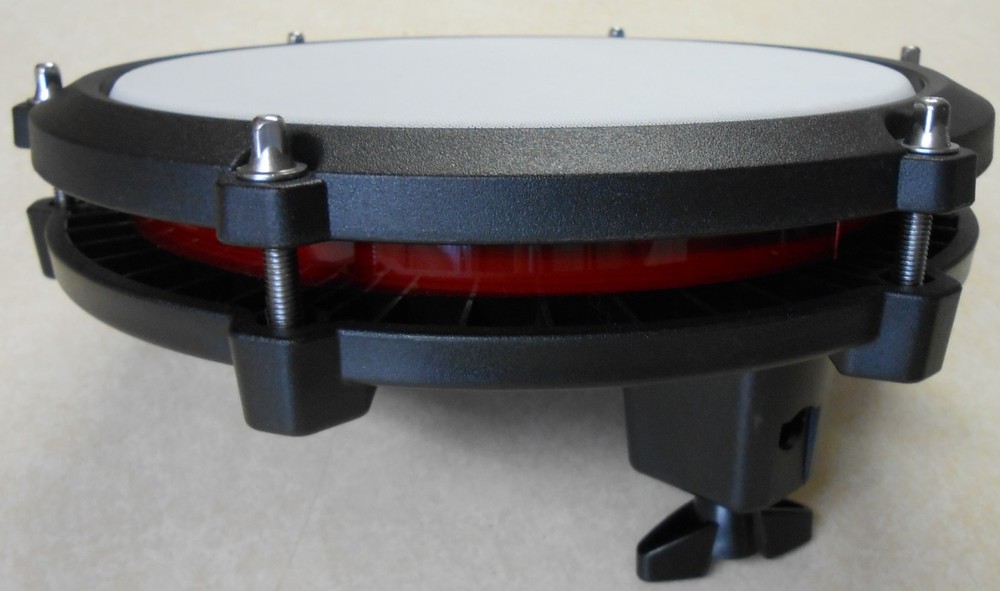 Alesis Drums Nitro Max Electronic Black Shell White Mesh 8" Single Zone Tom Pad