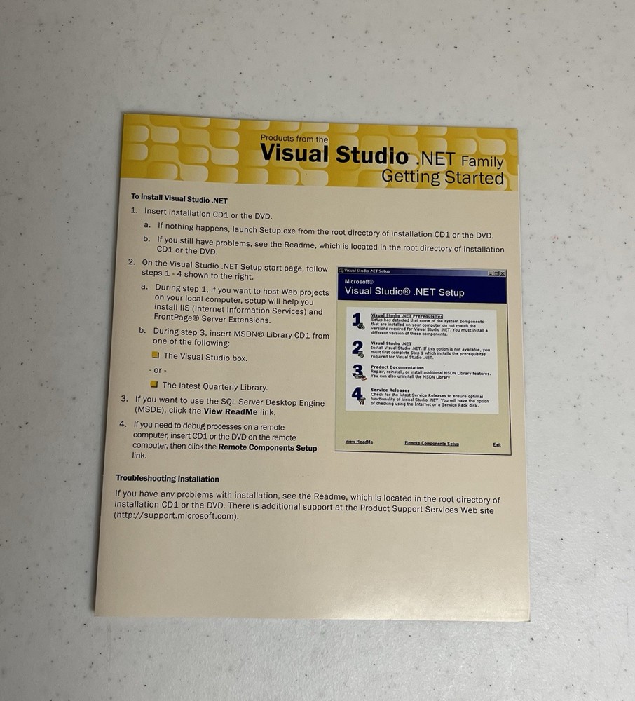 Microsoft Visual Studio .NET Professional 2003 FULL RETAIL SET + FACTORY SEALED