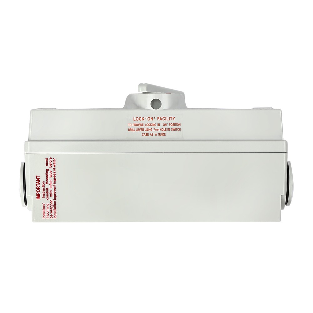 35a 440v Wall Mounted Disconnector Switch 3-pole Isolation Switch Silver Contact