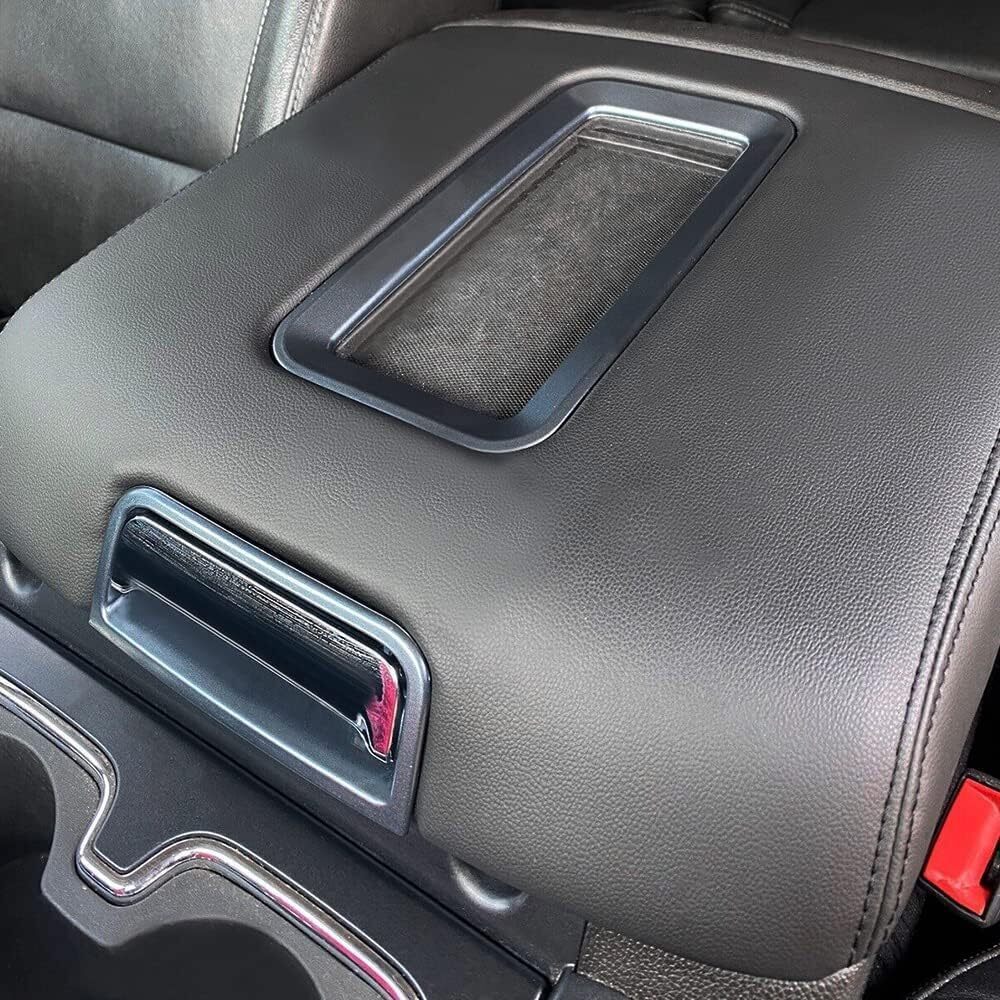 Leather Center Console Armrest Lid Black Fit For 2015-2019 Tahoe Yukon Suburban