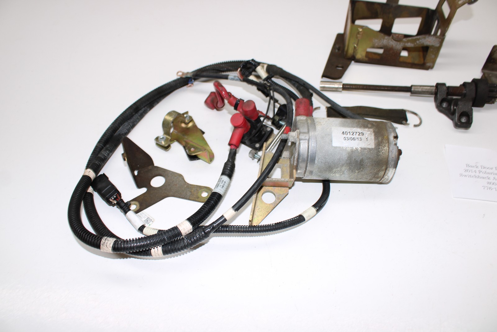 2014 Polaris Switchback Adventure 800 Pro R Electric Start Assembly Gear Wiring