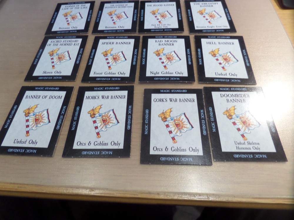 Warhammer Magic Standard Cards x 12