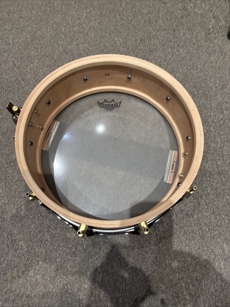 Noble & Cooley 5x14” Maple Solid Shell Limited Fractal Pattern Snare Drum NICE!!