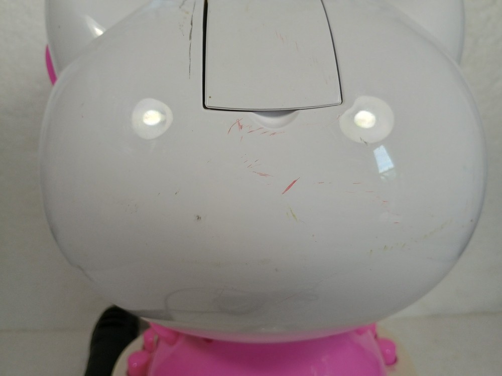 Hello Kitty CD+CDG Karaoke System w Video Camera Tested Missing Cords