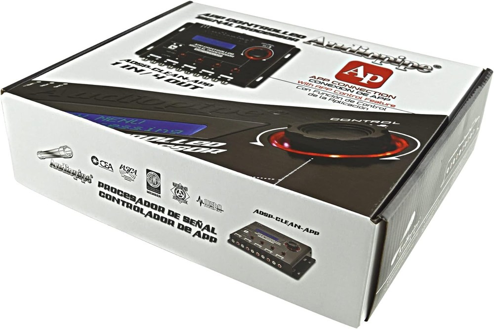 AUDIOPIPE ADSP-CLEAN-APP DIGITAL SIGNAL PROCESSOR (DSP) w/ REMOTE MOBILE CONTROL