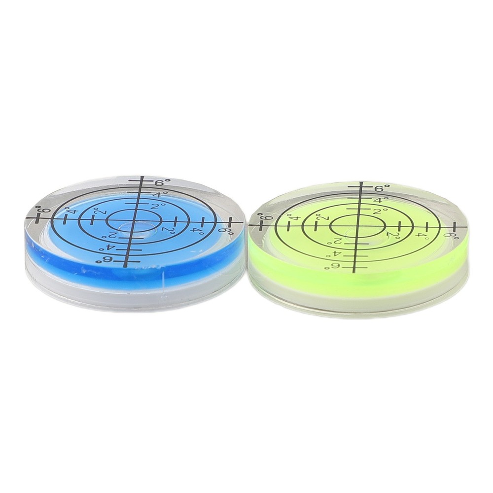 2Pcs 32mm Bubble Level for Adjusting Office Machines and Computer Monitors