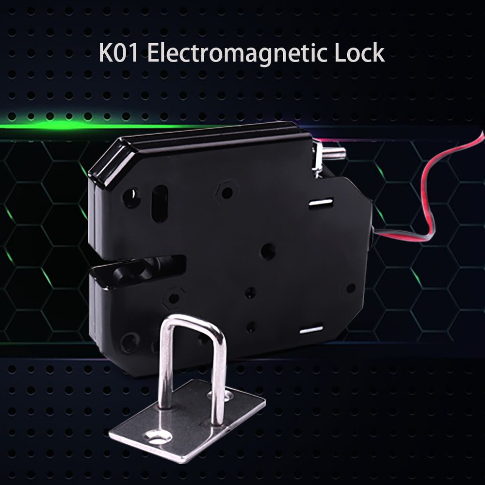 2PC Electromagnetic Electric Control Cabinet Drawer Lockers Lock Vending Machine