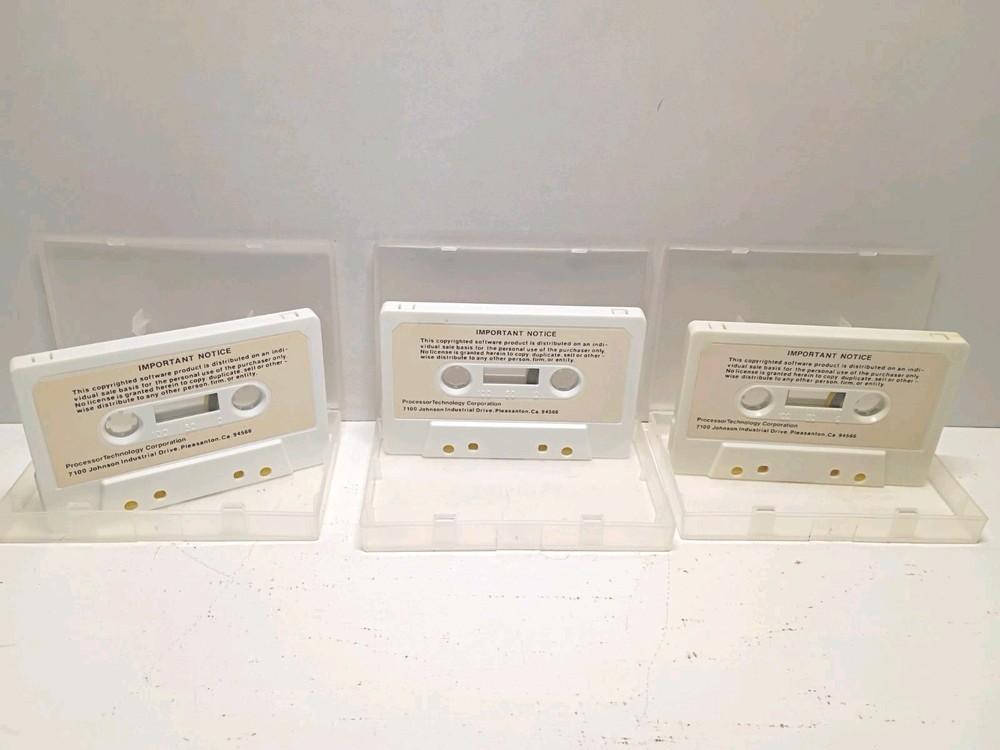 Processor Technology 8080 Developer Software Lot – Assembler, Editor, Simulator