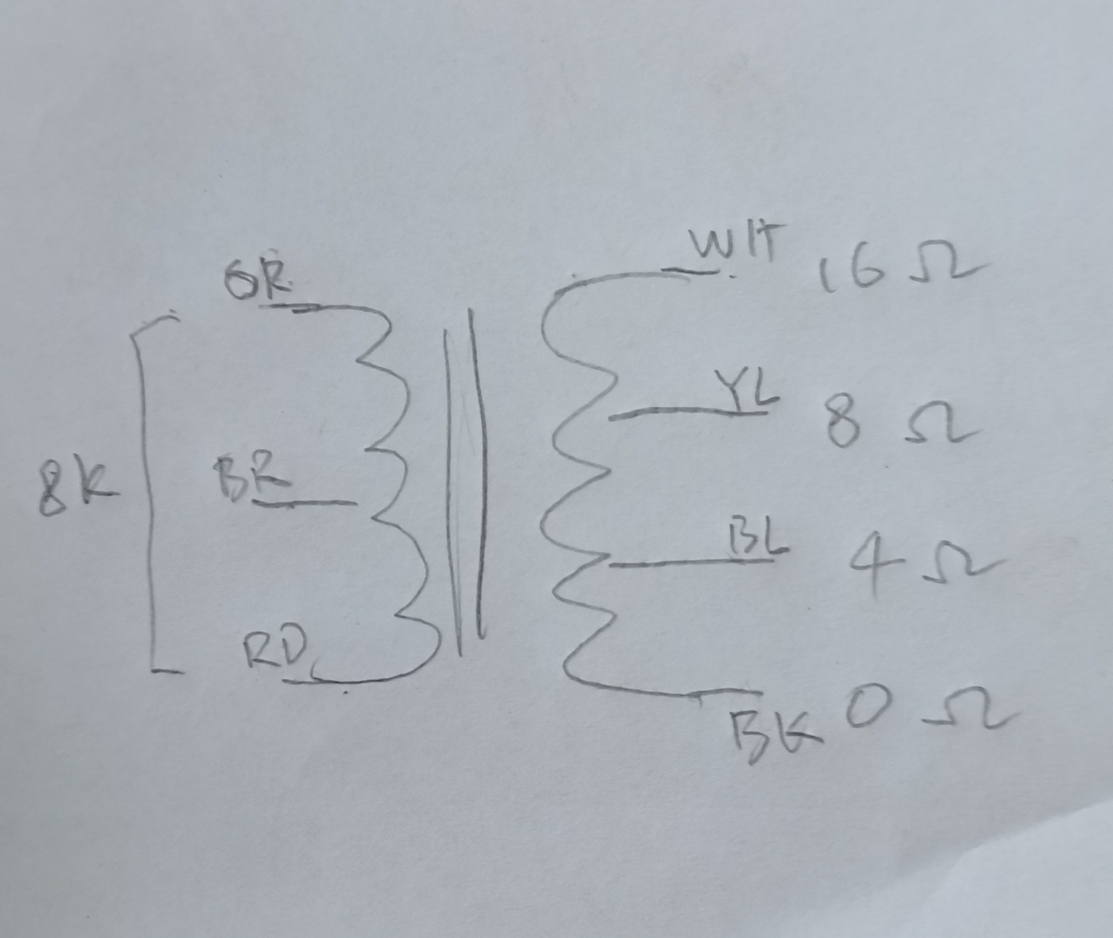Japan Trio output transformer for push-pull tube amplifiers EL84 7189A 8k 20W