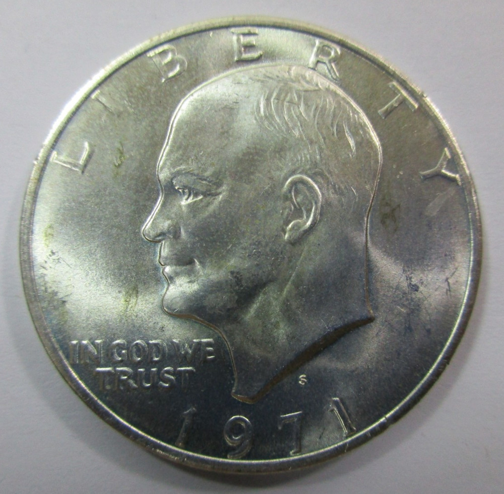 1971-S Silver Eisenhower Dollar / 40% Silver / SK834