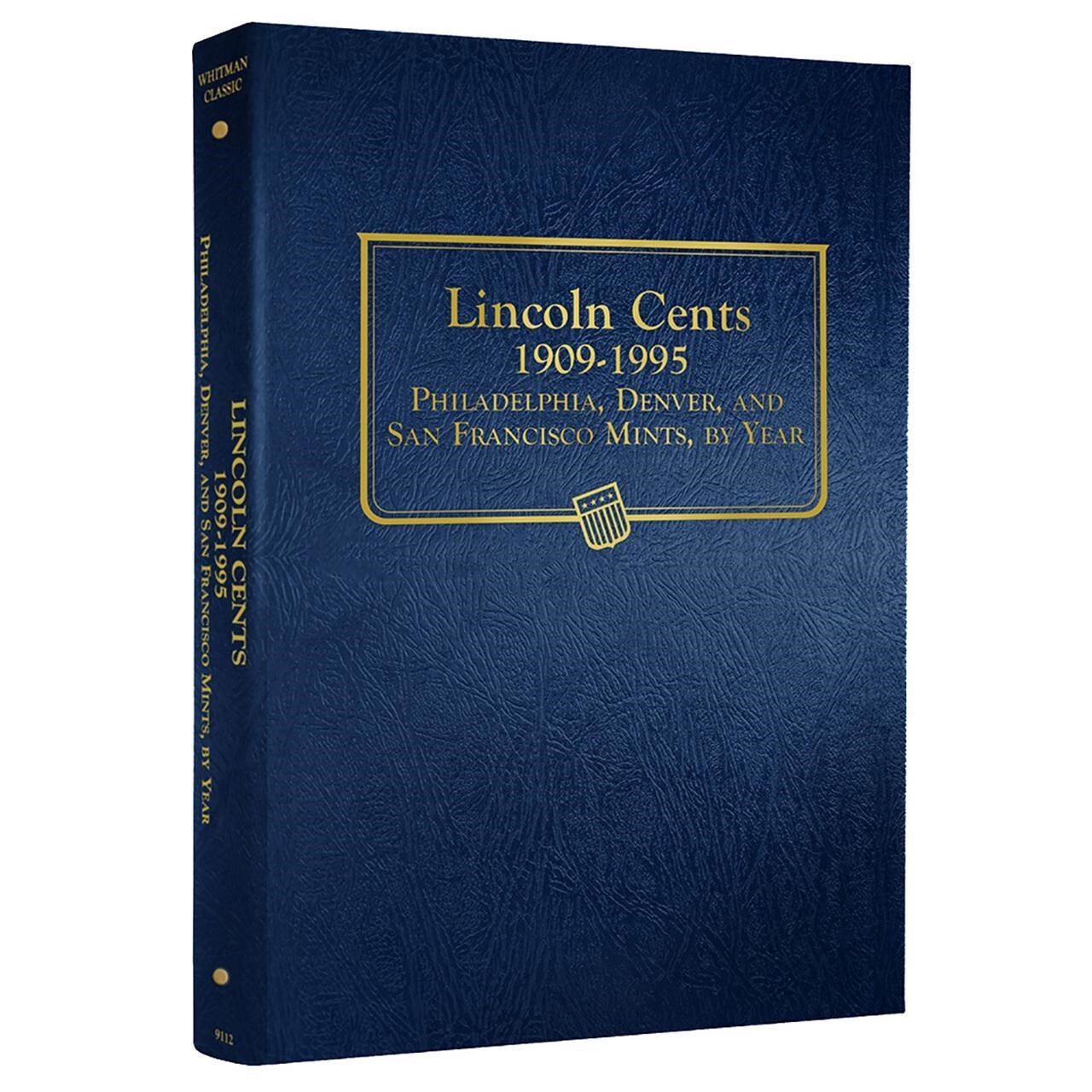 Whitman Coin Album For Collecting US Lincoln Cents 1909 - 1995 Penny Model 9112