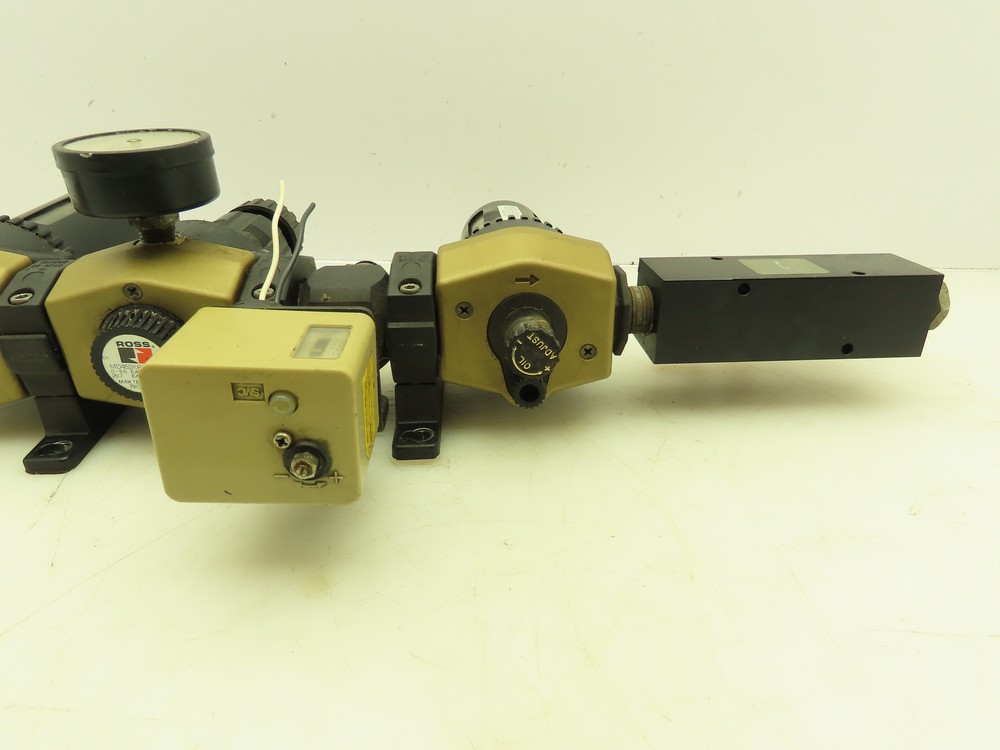 Ross MD451PSB42 Pneumatic Inline Lubricator Air Filter Regulator Assembly