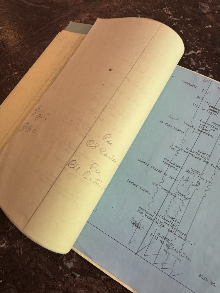 Gomer Pyle USMC - HEAVILY ANNOTATED Original Script - A STAR IS BORN #52